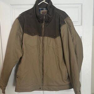 Men's Two-Tone Military Jacket